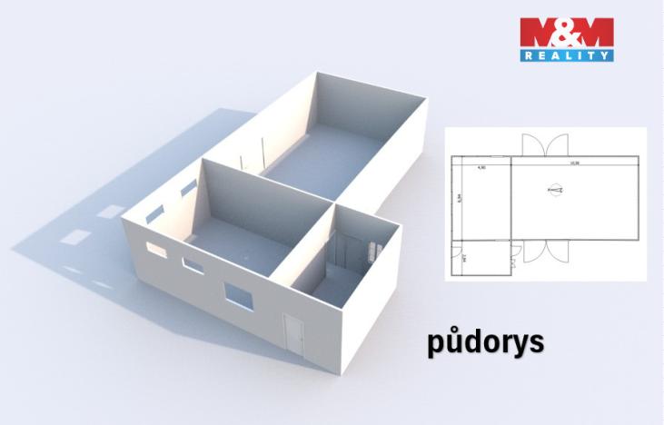 Prodej obchodního prostoru, Písek, 124 m2
