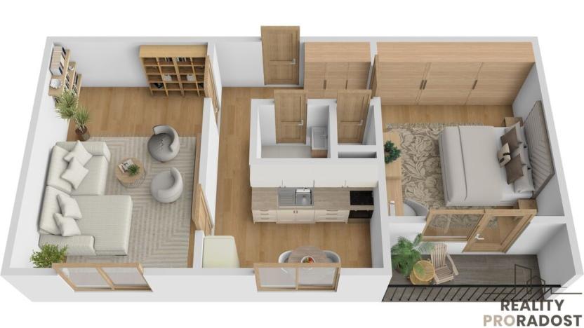 Prodej bytu 2+1, Ostrava - Poruba, Oty Synka, 50 m2