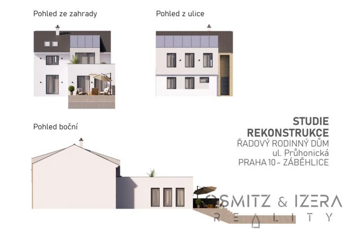 Prodej rodinného domu, Praha - Záběhlice, Průhonická, 120 m2