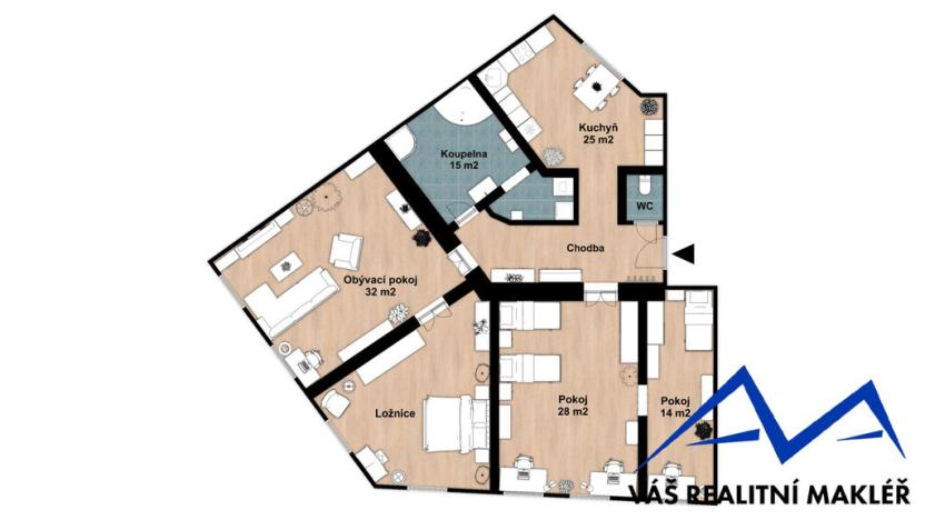 Prodej bytu 4+1, Český Těšín, Ostravská, 163 m2