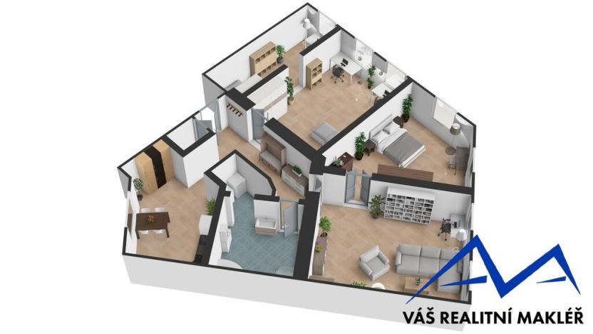 Prodej bytu 4+1, Český Těšín, Ostravská, 163 m2