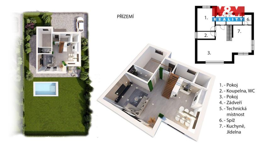 Prodej rodinného domu, Tuklaty, Járy Cimrmana, 154 m2