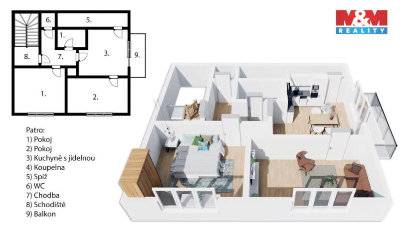 Prodej rodinného domu, Jilemnice, Na Kozinci, 170 m2