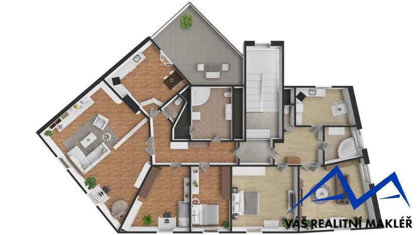 Prodej atypického bytu, Český Těšín, Ostravská, 202 m2