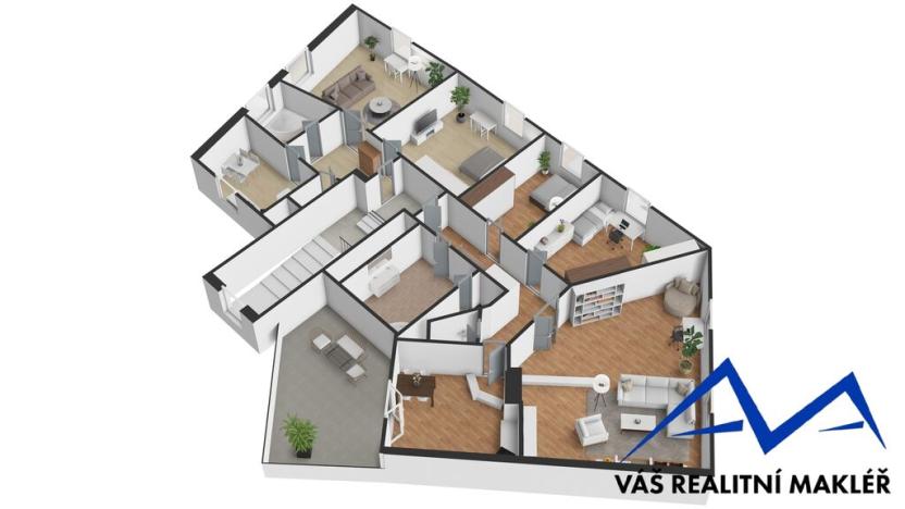 Prodej atypického bytu, Český Těšín, Ostravská, 202 m2