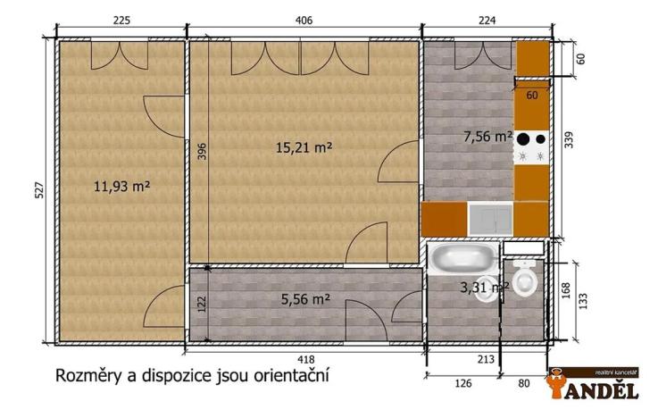Prodej bytu 2+1, Havířov, Nákupní, 44 m2
