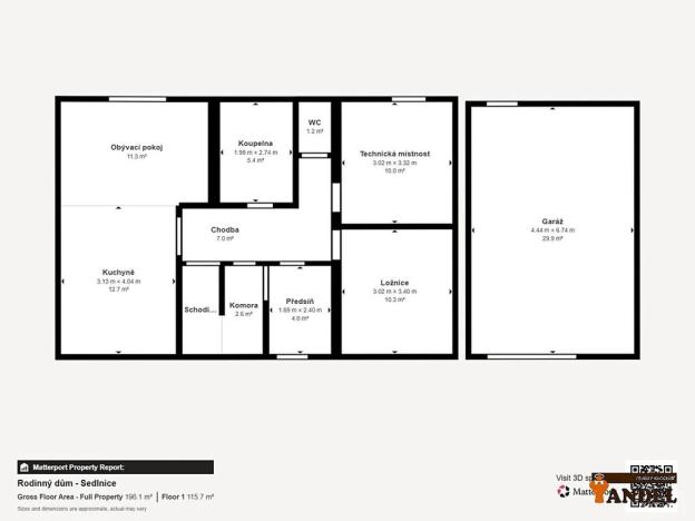 Prodej rodinného domu, Sedlnice, 135 m2