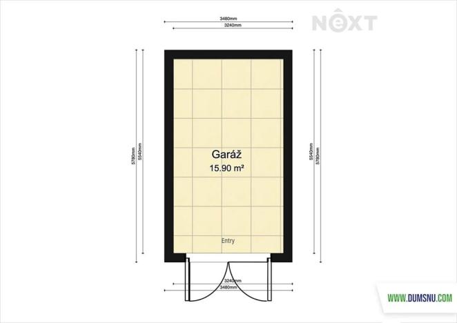 Pronájem garáže, Šumperk, K. H. Máchy, 23 m2