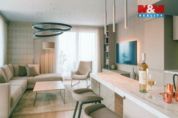 Prodej atypického bytu, Praha - Hlubočepy, Pod třešněmi, 166 m2