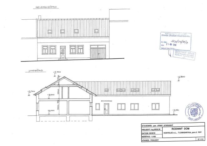 Prodej činžovního domu, Kostelec nad Labem, T. G. Masaryka, 380 m2