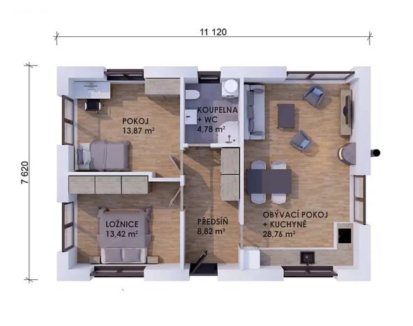 Prodej pozemku pro bydlení, Planá, 934 m2