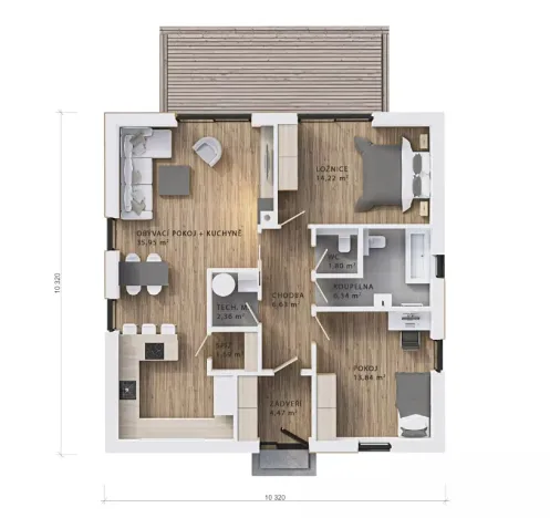 Prodej rodinného domu, Planá, 87 m2