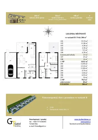 Prodej rodinného domu, Blatec, 206 m2