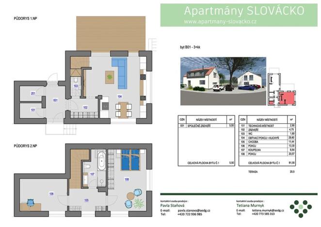 Prodej rodinného domu, Skalka, 93 m2