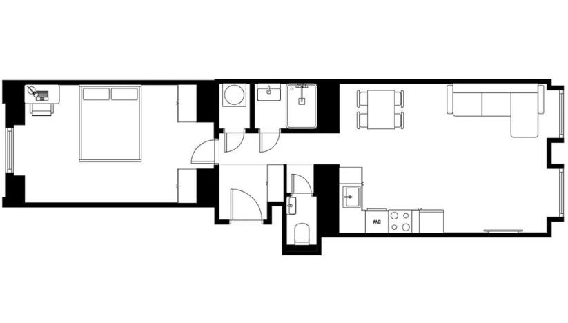 Prodej bytu 2+kk, Praha - Žižkov, Víta Nejedlého, 48 m2
