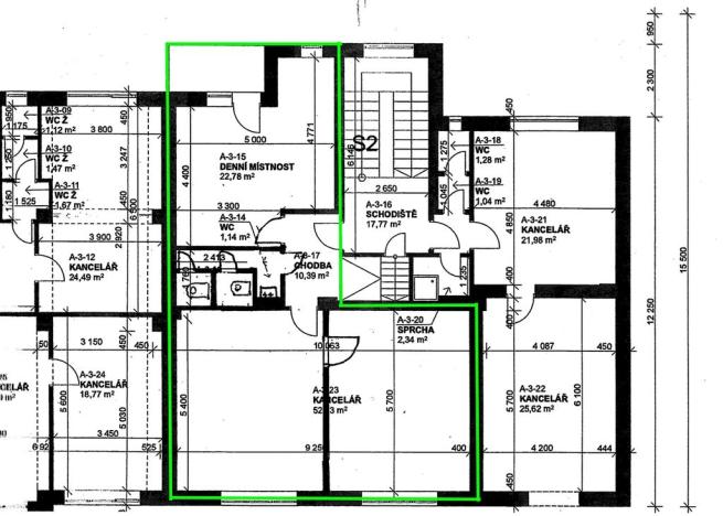 Pronájem kanceláře, Hradec Králové, Hořická, 91 m2