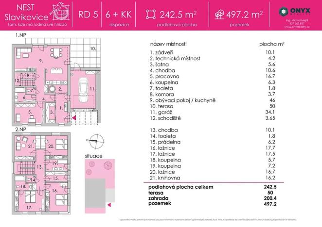 Prodej rodinného domu, Rousínov, Rolnická, 242 m2