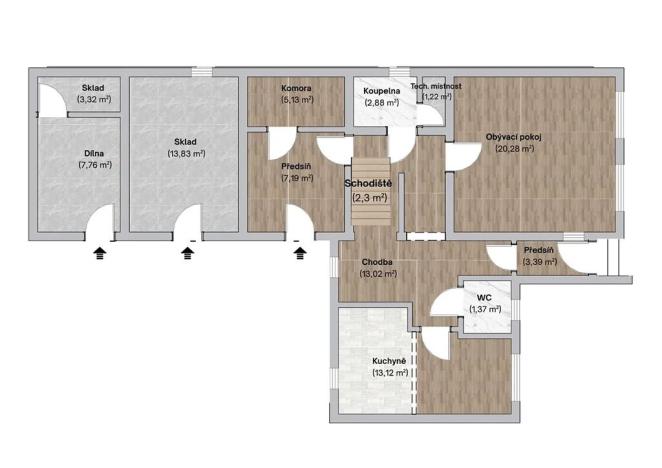 Prodej rodinného domu, Přeštice, 206 m2