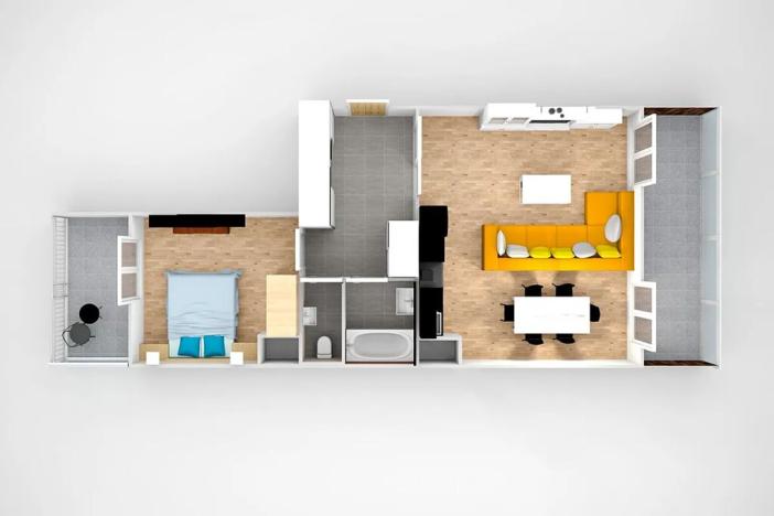 Prodej bytu 2+kk, Praha - Hlubočepy, Silurská, 81 m2