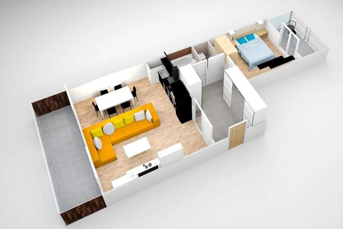 Prodej bytu 3+kk, Praha - Hlubočepy, Silurská, 81 m2