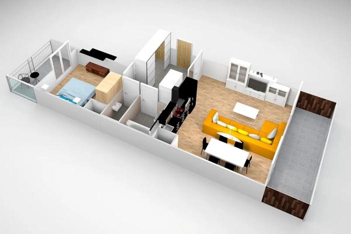 Prodej bytu 3+kk, Praha - Hlubočepy, Silurská, 81 m2