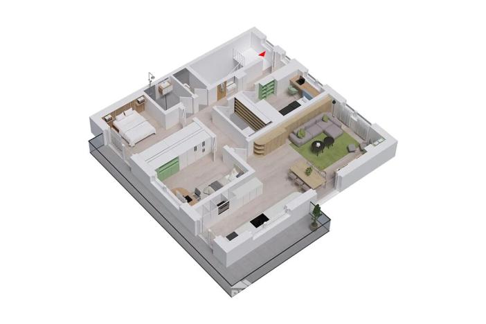 Prodej bytu 4+kk, Nebovidy, 101 m2