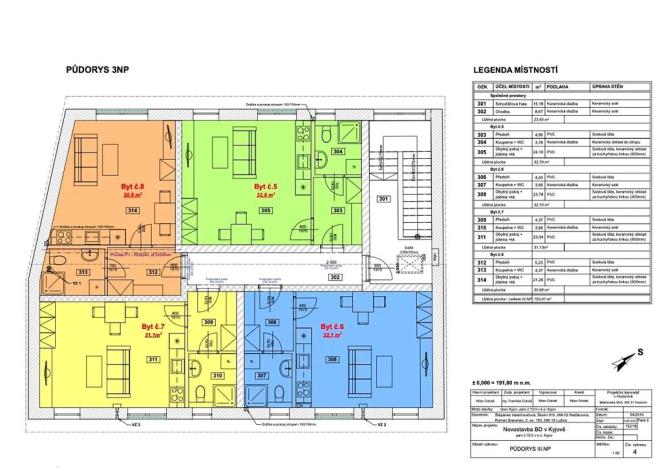 Pronájem bytu 1+kk, Kyjov, Havlíčkova, 30 m2