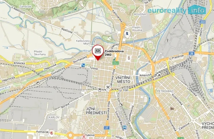 Prodej bytu 2+kk, Plzeň, Poděbradova, 63 m2