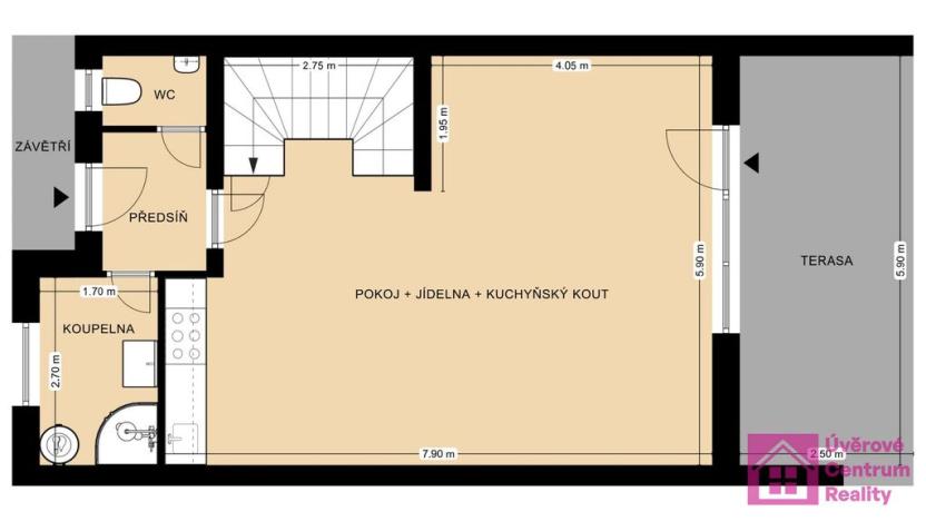 Pronájem rodinného domu, Břeclav - Charvátská Nová Ves, Kapusty, 111 m2