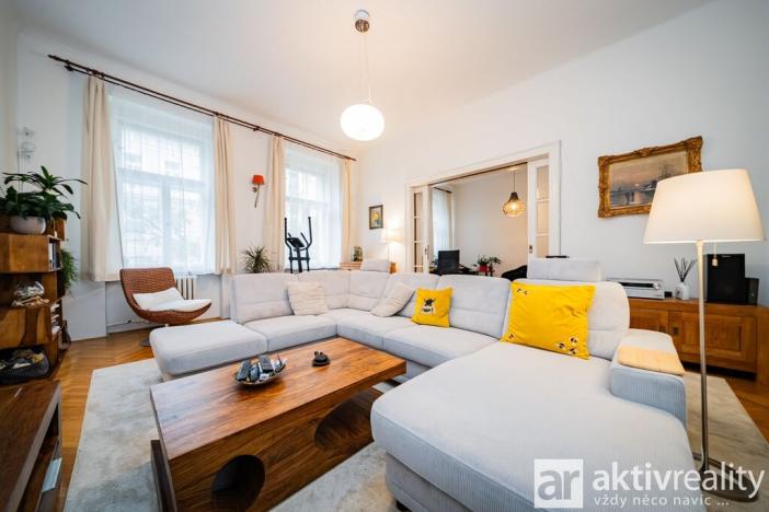 Pronájem bytu 4+1, Praha - Vinohrady, Polská, 134 m2