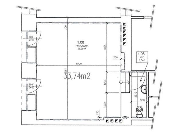 Prodej obchodního prostoru, Praha - Nusle, 34 m2