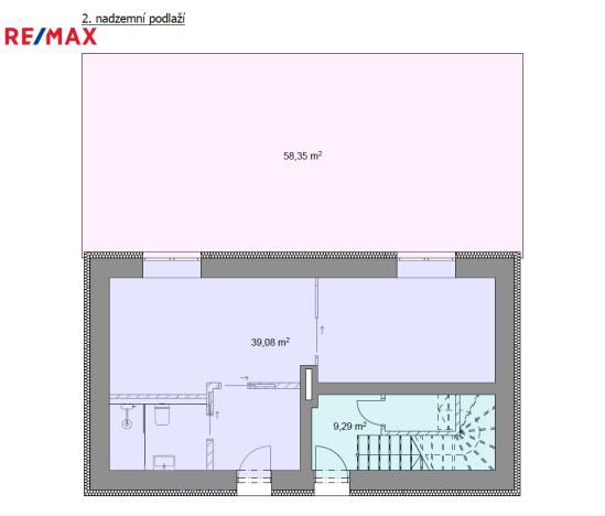 Pronájem bytu 2+kk, Všenory, Ke Hřbitovu, 39 m2