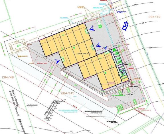 Prodej komerčního pozemku, Bavoryně - Průmyslová zóna, 9892 m2