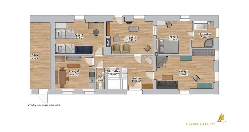 Prodej rodinného domu, Kostelec, 200 m2