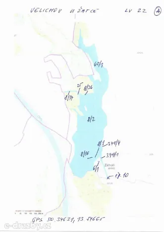 Dražba pozemku, Žatec, 264996 m2