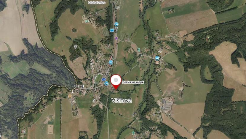 Prodej louky, Višňová, 654 m2