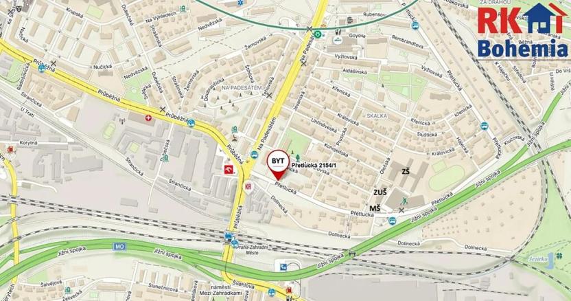 Pronájem bytu 3+1, Praha - Strašnice, Přetlucká, 74 m2