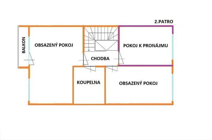 Pronájem pokoje, Brno, Marie Hübnerové, 14 m2