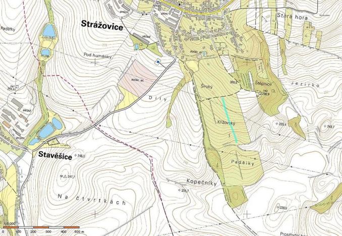 Prodej sadu/vinice, Strážovice, 2639 m2