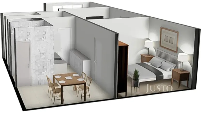 Prodej bytu 3+1, Netolice, 9. května, 62 m2