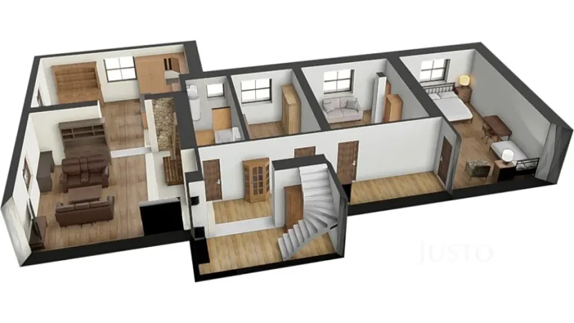 Prodej rodinného domu, Boudy, 440 m2