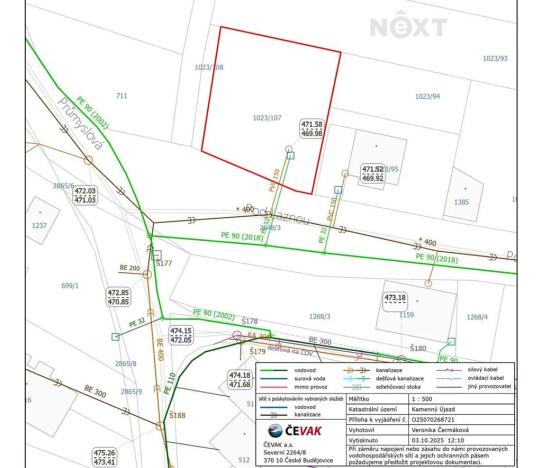 Prodej pozemku pro bydlení, Kamenný Újezd, 610 m2