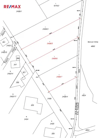 Prodej pozemku pro bydlení, Květná, 1254 m2