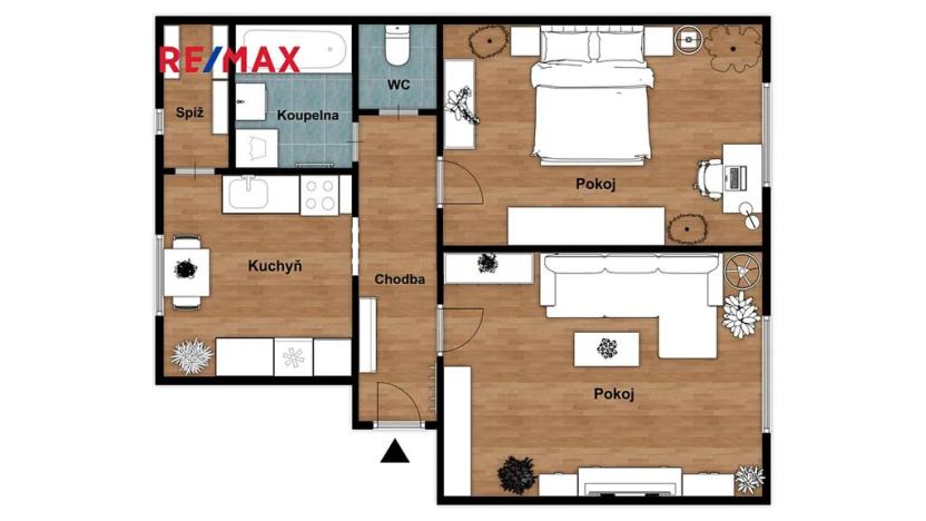 Prodej bytu 2+1, Kolín, Na Magistrále, 60 m2