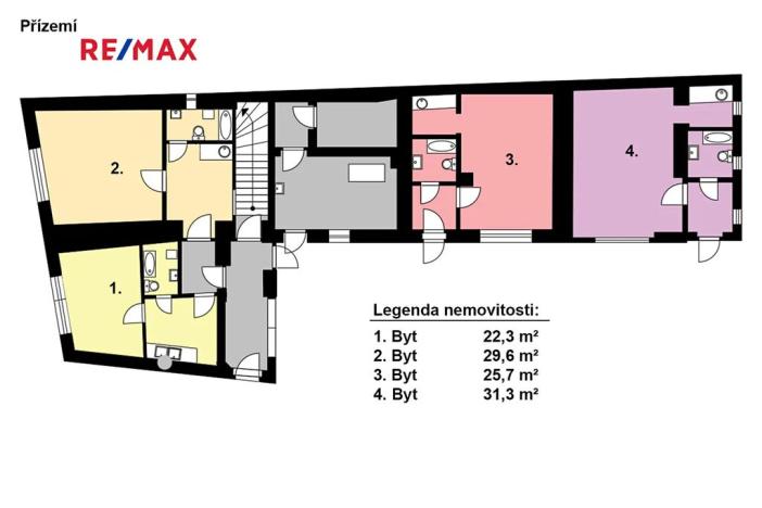 Prodej činžovního domu, Odřepsy, 219 m2