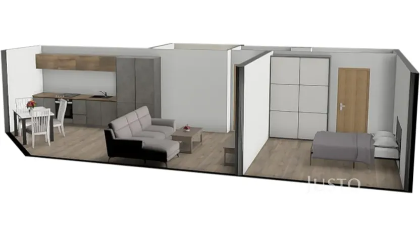 Pronájem bytu 2+kk, Bechyně, Soukenická, 39 m2