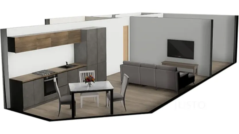 Pronájem bytu 2+kk, Bechyně, Soukenická, 39 m2