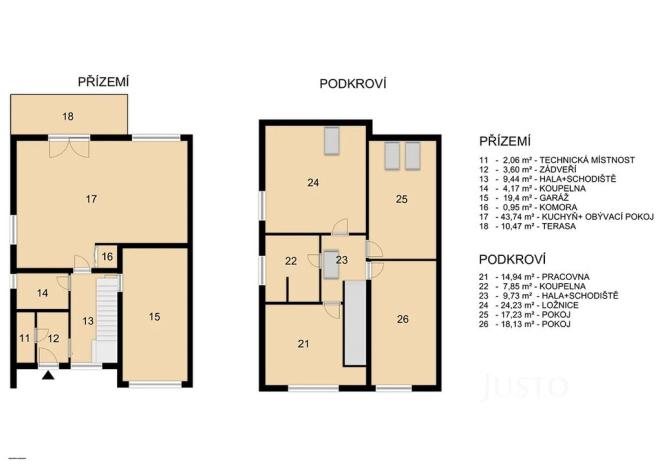 Prodej rodinného domu, Čížová, 174 m2