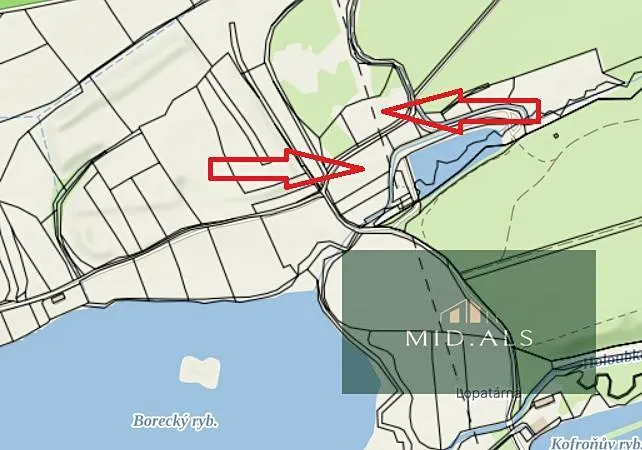 Prodej louky, Rokycany, K Lopatárně, 4651 m2