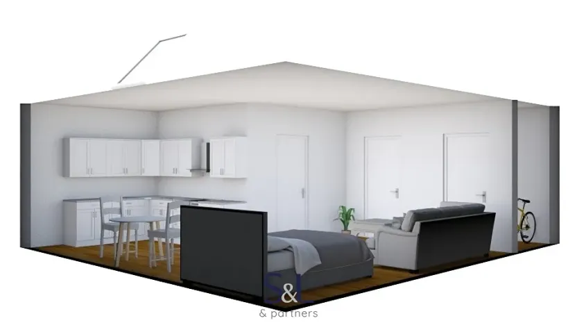 Pronájem bytu 1+kk, Mimoň, Nádražní, 29 m2